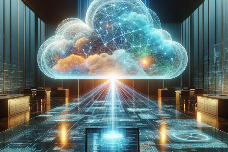 AI-driven cloud optimization diagram