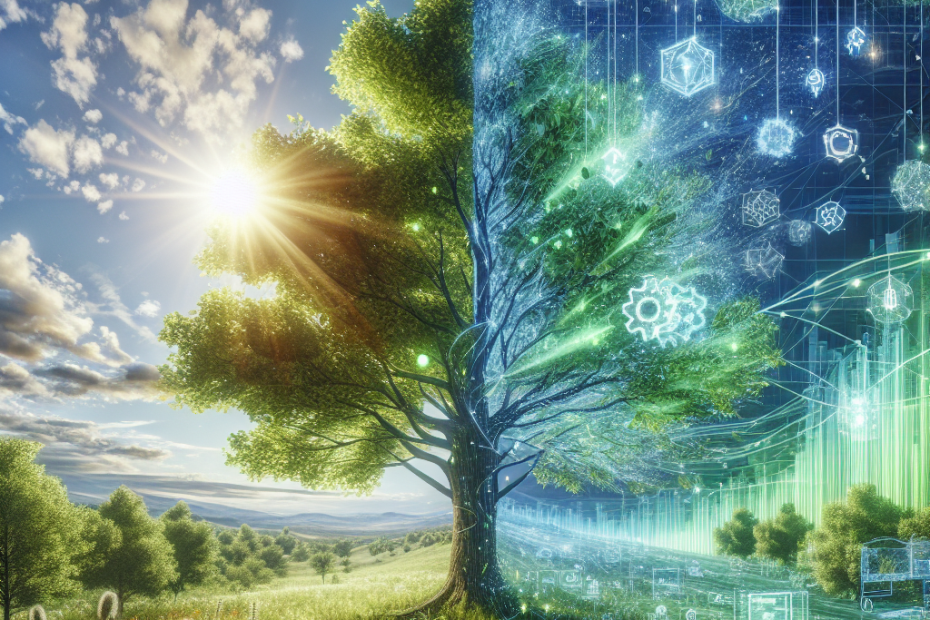 AI-driven business innovation visuals